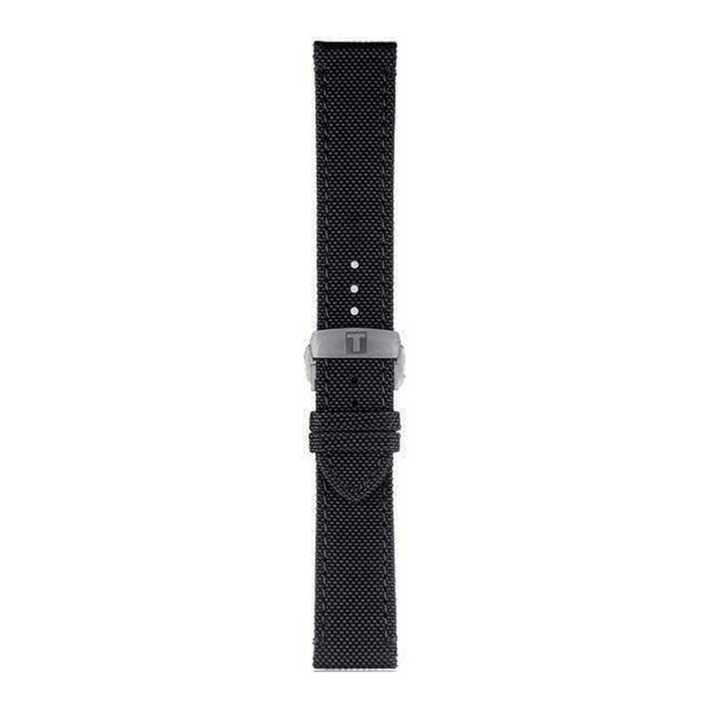 Bracelet de montre Officiel Tissot Tissu Noir 21 mm T852043157 - Tissot