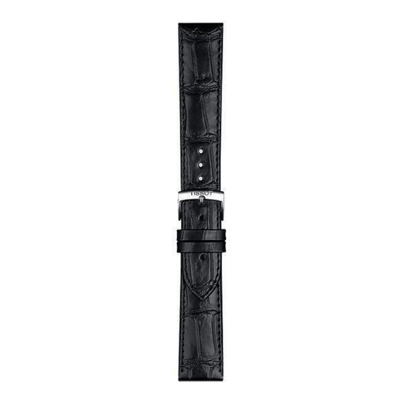Bracelet de montre Officiel Tissot Cuir Noir 20 mm T852043012 - Tissot