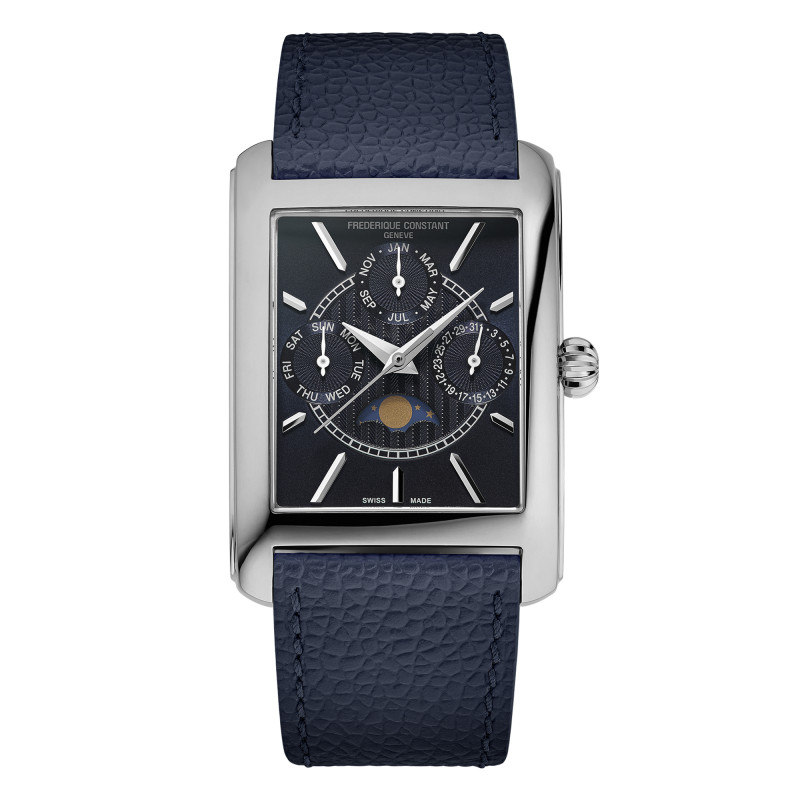 Montre Classics Carrée Calendar Moonphase FC-265N4C6 - Frédérique Constant