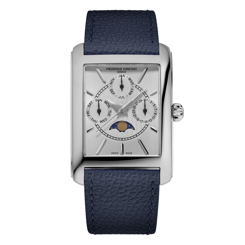 Montre Classics Carrée Calendar Moonphase FC-265S4C6 - Frédérique Constant