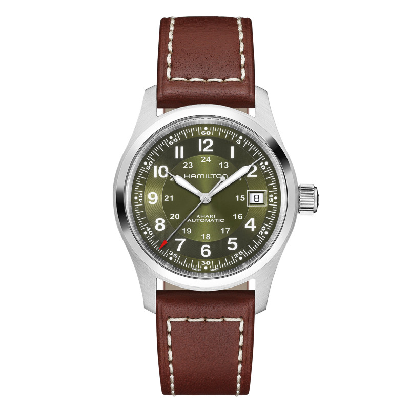 Montre Khaki Field Auto 38mm Vert - Hamilton