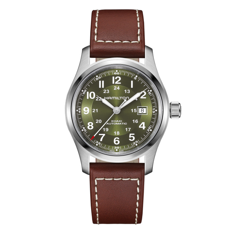 Montre Khaki Field Auto Vert 42mm - Hamilton