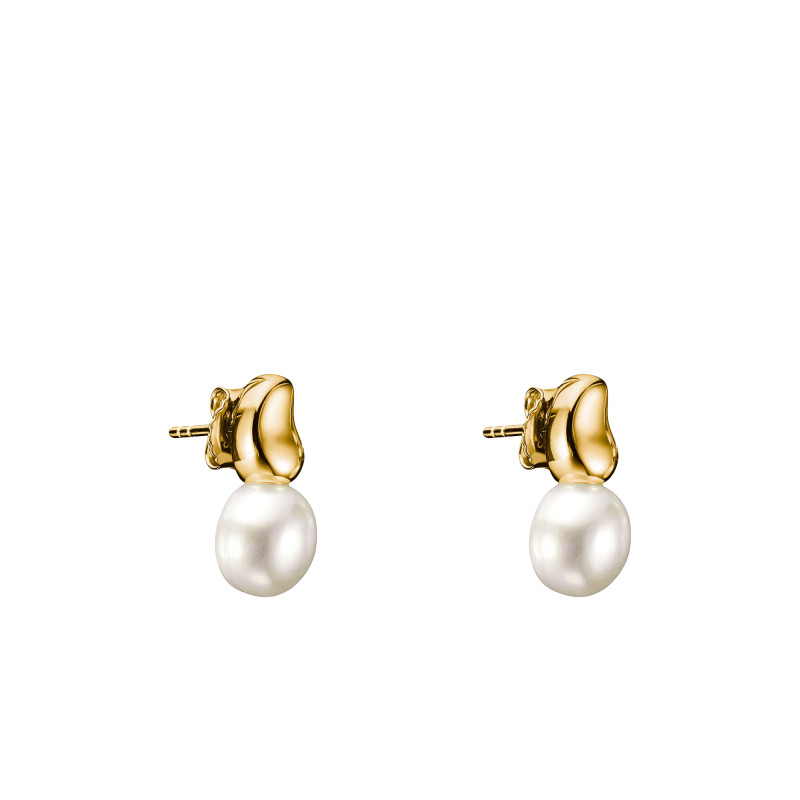 Boucles d'Oreilles Natural Beauty en Plaqué Or Jaune & Perles d'Eau Douce - H2320-430-14 - Thomas Sabo