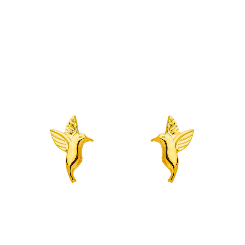Boucles d'Oreilles Petits Colibris - Rosatella