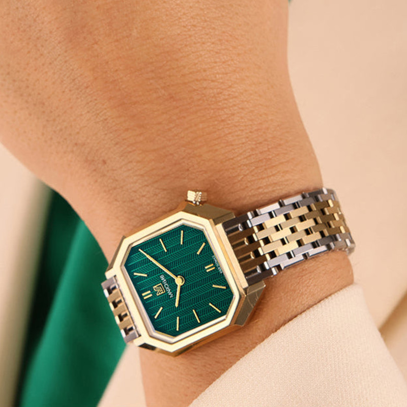 Montre Milady Mansart Chevrons Emerald - March LAB