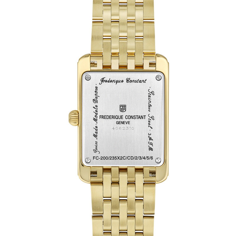 Montre classics Carree small seconds FC-235S2C5B - Frédérique Constant