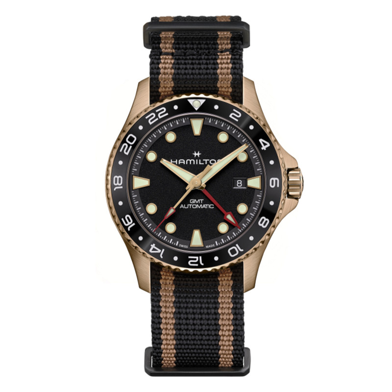Montre Khaki Navy Scuba Auto GMT 43mm H82565930 - Hamilton