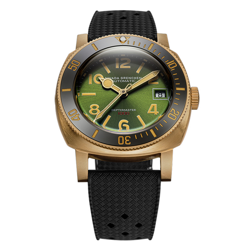 Montre Depthmaster Bronze Green Automatic Date 14132A01 - Nivada Grenchen