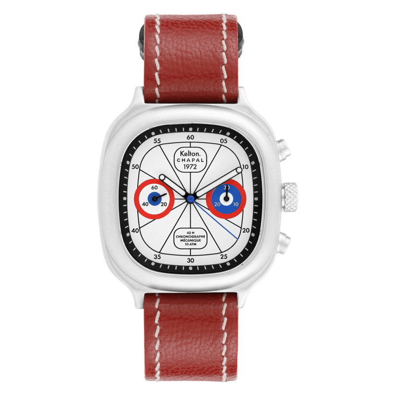 Montre Chronographe 1972 Sky Red &Blue Kelton x Chapal 9124532 - Kelton