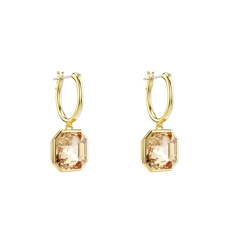PROMO Boucles d'Oreilles Millenia en Métal Doré & Cristaux Marron - 5731148 - Swarovski OCARAT.COM BIJOUTERIE N°1