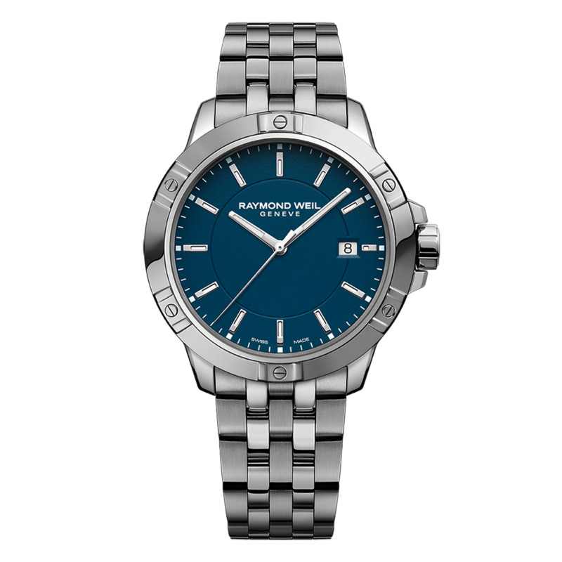 Montre Tango Classic 41 mm - Cadran bleu - Raymond Weil