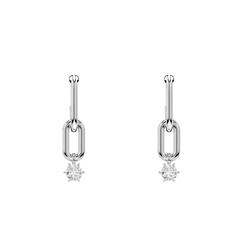 PROMO Boucles d'Oreilles Constella en Métal Rhodié & Cristaux Blancs - 5728584 - Swarovski OCARAT.COM BIJOUTERIE N°1