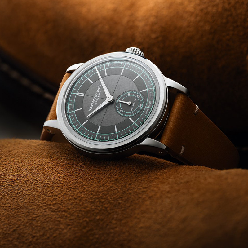 Montre Millésime Small Seconds 35 mm - Cadran anthracite - Raymond Weil