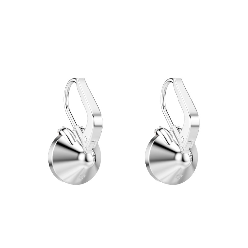 PROMO Boucles d'Oreilles Bella V en Métal Rhodié & Cristaux Roses et Blancs - 5734235 - Swarovski OCARAT.COM BIJOUTERIE N°1
