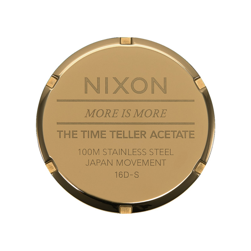 Montre Time Teller Acetate Cream Tortoise A327-3346-00 - NIXON