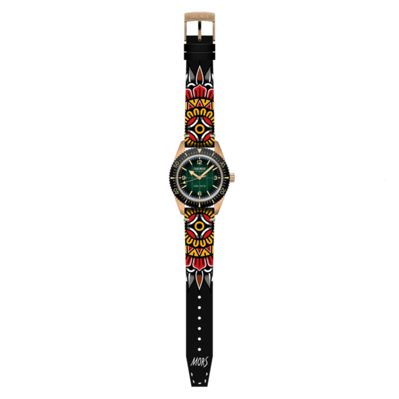 Montre Diver 01 Bronze Mandala Tattoo - Carlingue