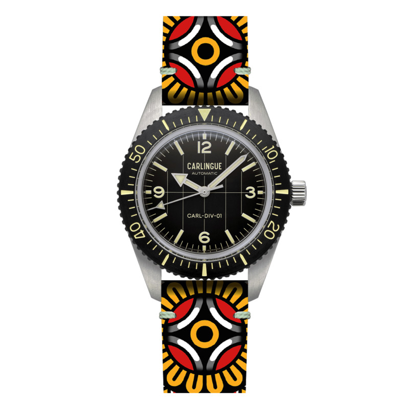 Montre Diver 01 Mandala Tattoo - Carlingue