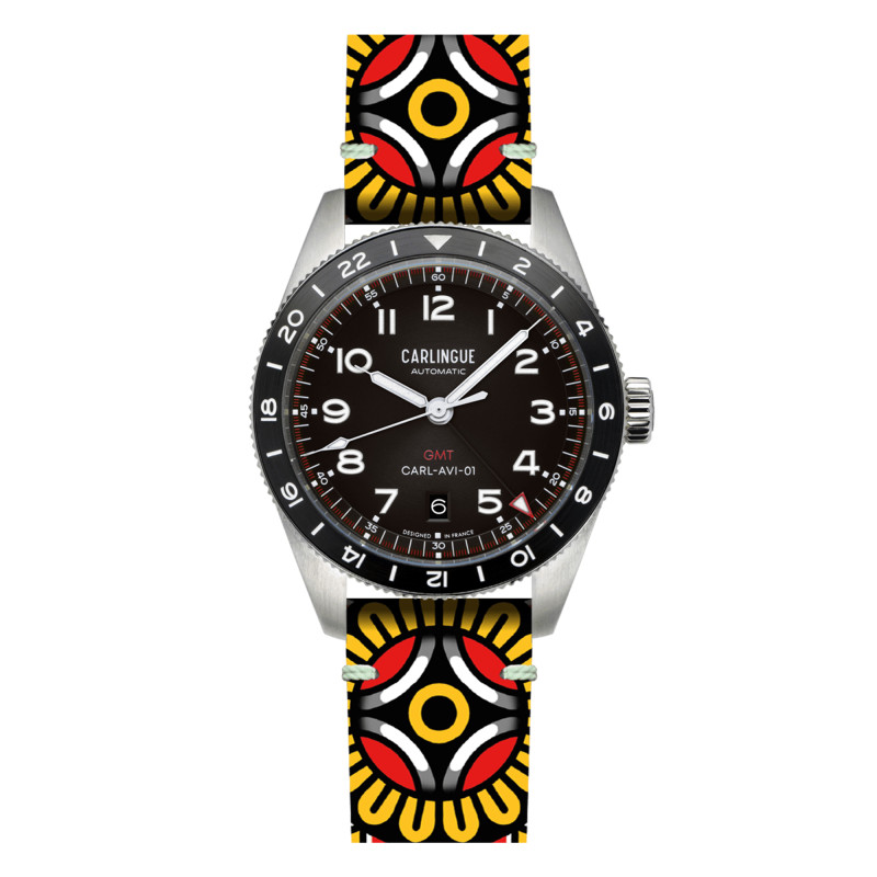Montre Aviation 01 Mandala Tattoo CT-002-B / MANDALA - Carlingue