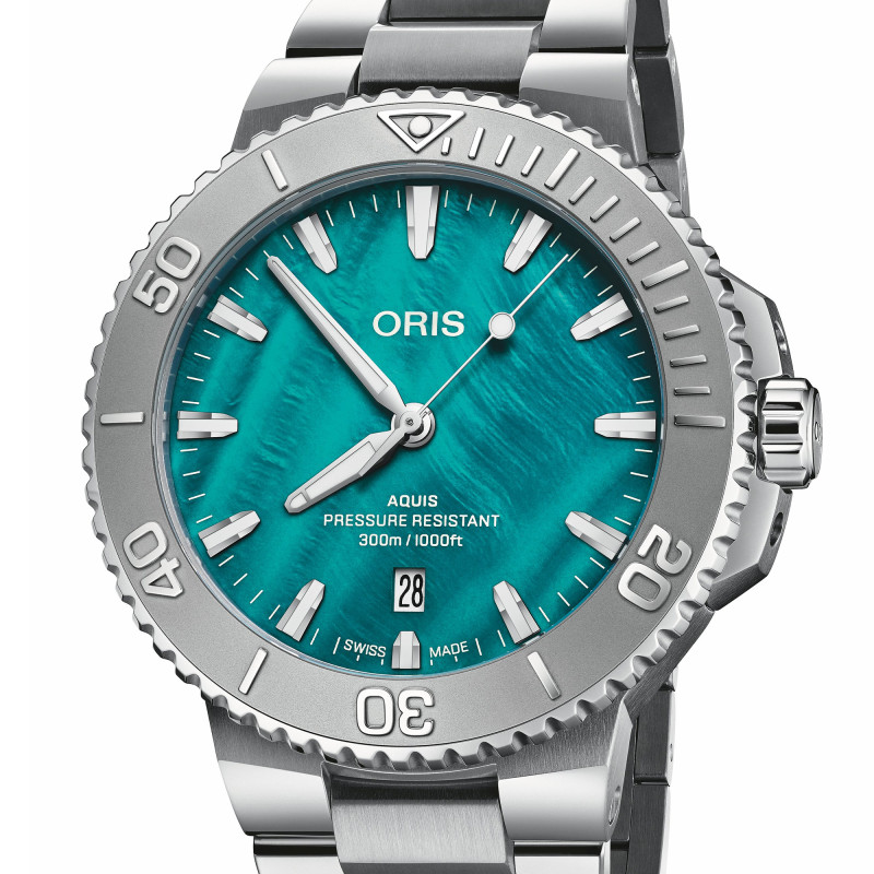 Montre Aquis Date New York Harbor II 01 733 7789 4187-Set - Oris
