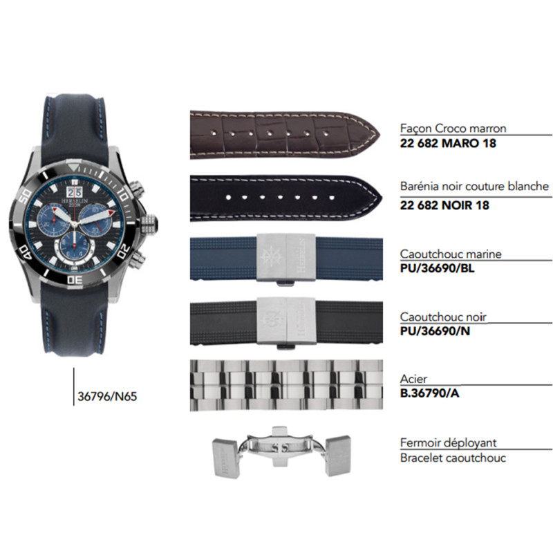 PROMO Bracelets de montre série 1492/1796/12390/18296 - Herbelin OCARAT.COM BIJOUTERIE N°1
