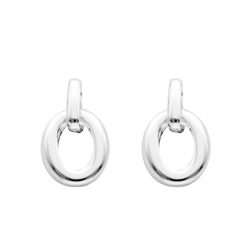 PROMO Boucles d'Oreilles Anneaux Ovales en Argent 925 - Artemis OCARAT.COM BIJOUTERIE N°1