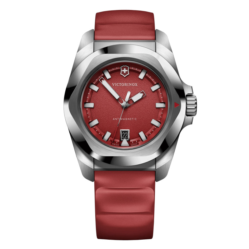 Montre I.N.O.X. Quartz 41 mm rouge 242029 - Victorinox