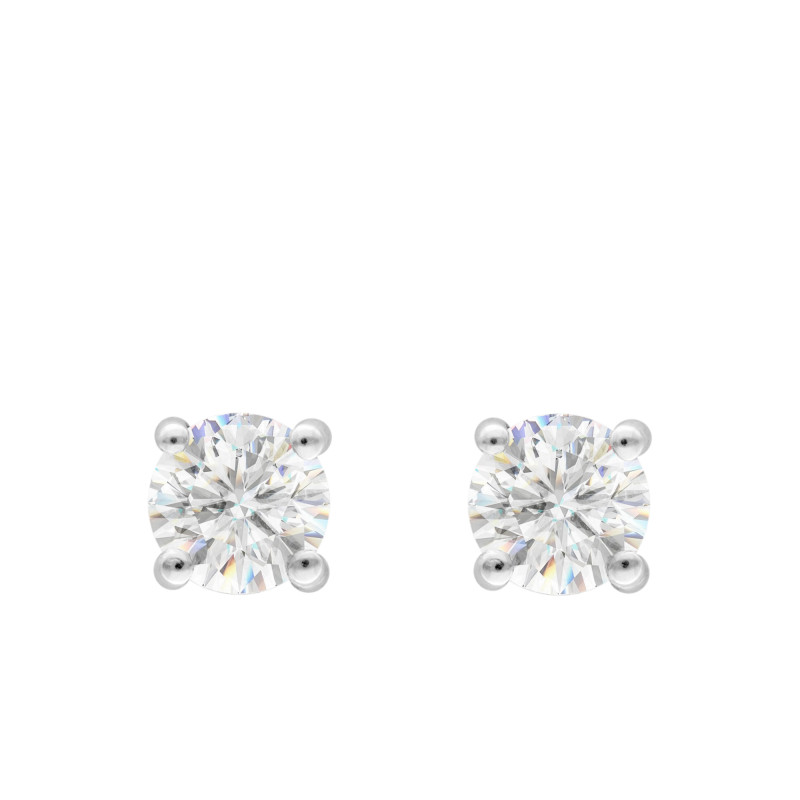 PROMO Boucles d'Oreilles en Platine & Diamants de Synthèse de 0,40 ct à 1 ct - Ocarat OCARAT.COM BIJOUTERIE N°1