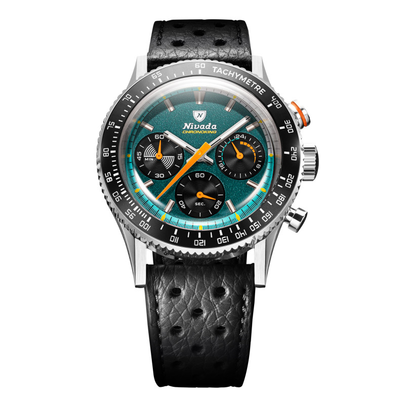 Montre Chronoking Racing Green Lunettes interchangeables - Nivada Grenchen