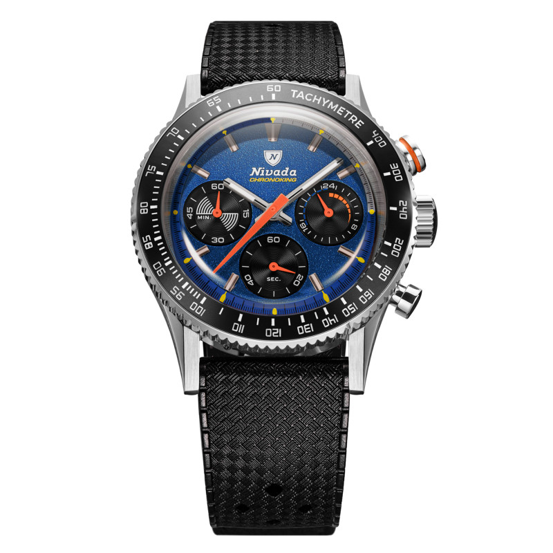 Montre Chronoking Racing Blue Lunettes interchangeables - Nivada Grenchen
