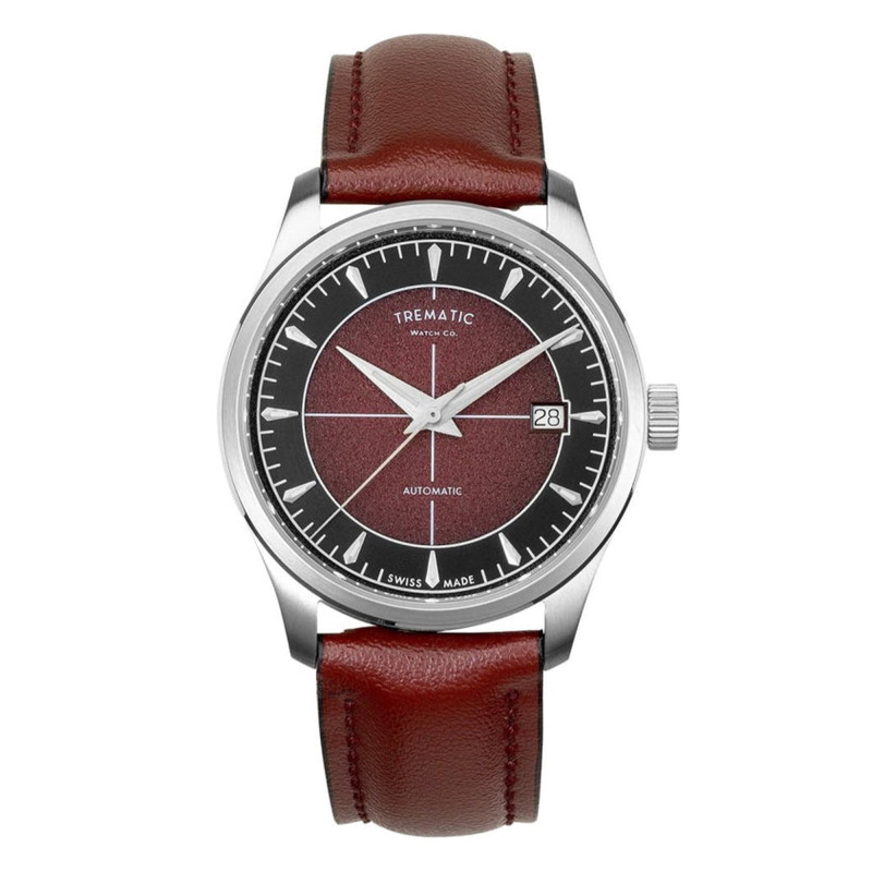 Montre ZY6 Borgogna 38 mm - Trematic