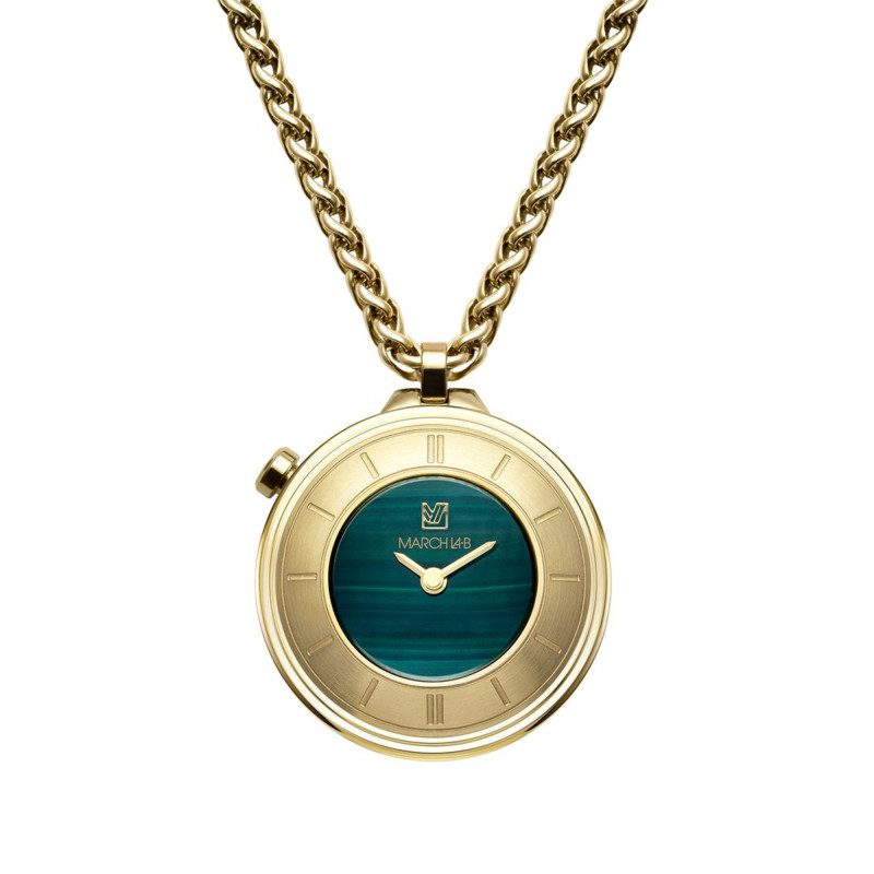 Montre Lady Volante Sautoir Malachite - March LAB