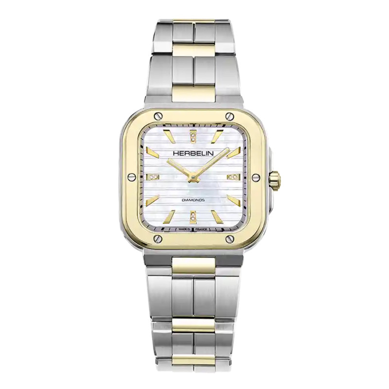 Montre Cap Camarat Square Dame 17546BT1N89 - Herbelin