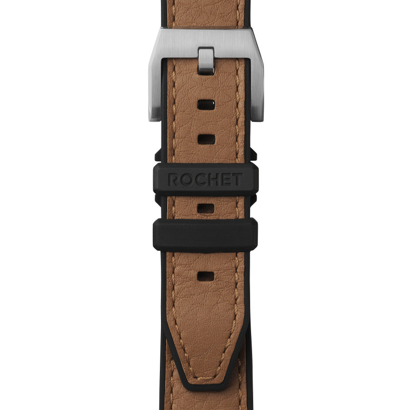 Bracelet de montre Hybrid Cordoba Cognac - Largeur 20mm ou 22mm - Bracelet Rochet