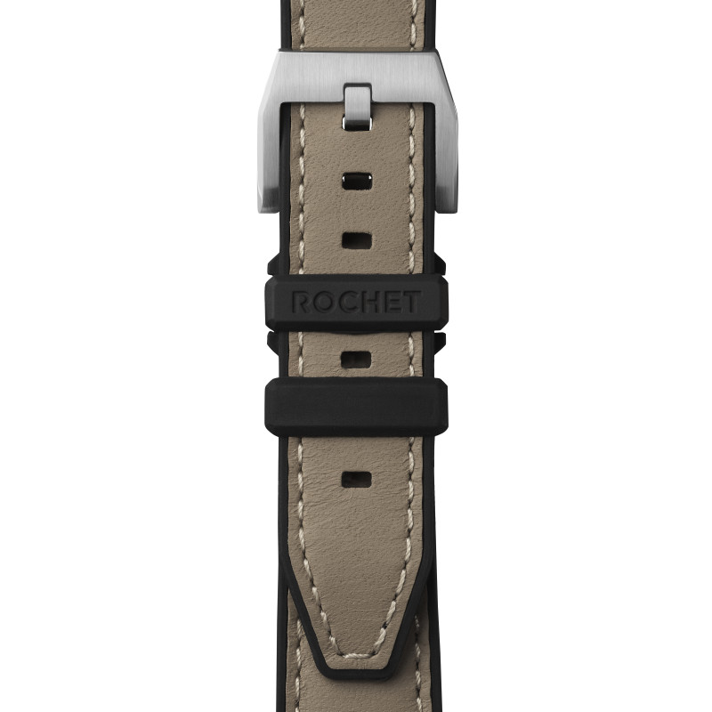 Bracelet de montre Hybrid Sahara Taupe - Largeur 20mm ou 22mm - Bracelet Rochet