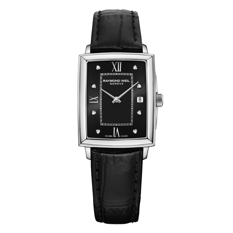 Montre Toccata Square 22 x 28 mm - Cadran noir 5925-STC-00295 - Raymond Weil