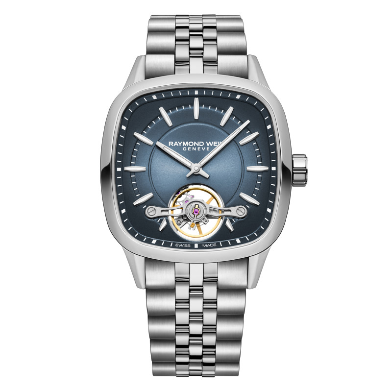 Montre Freelancer Calibre RW1212 40 x 40 mm - Cadran bleu 2790-ST-50051 - Raymond Weil