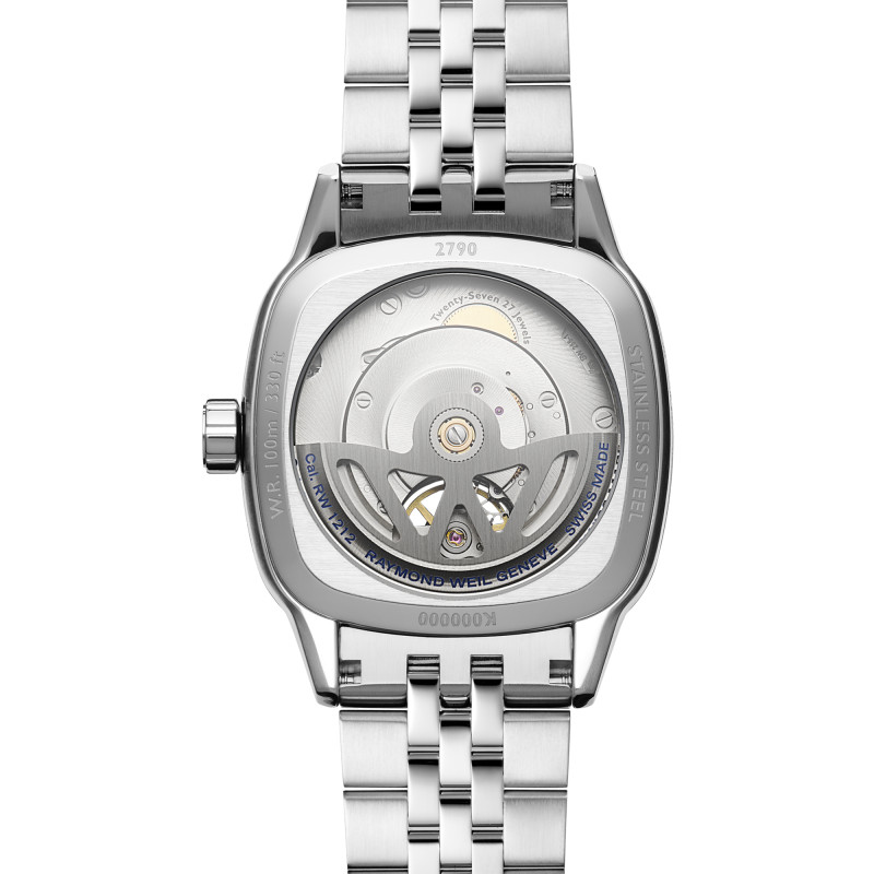 Montre Freelancer Calibre RW1212 40 x 40 mm - Cadran bleu 2790-ST-50051 - Raymond Weil