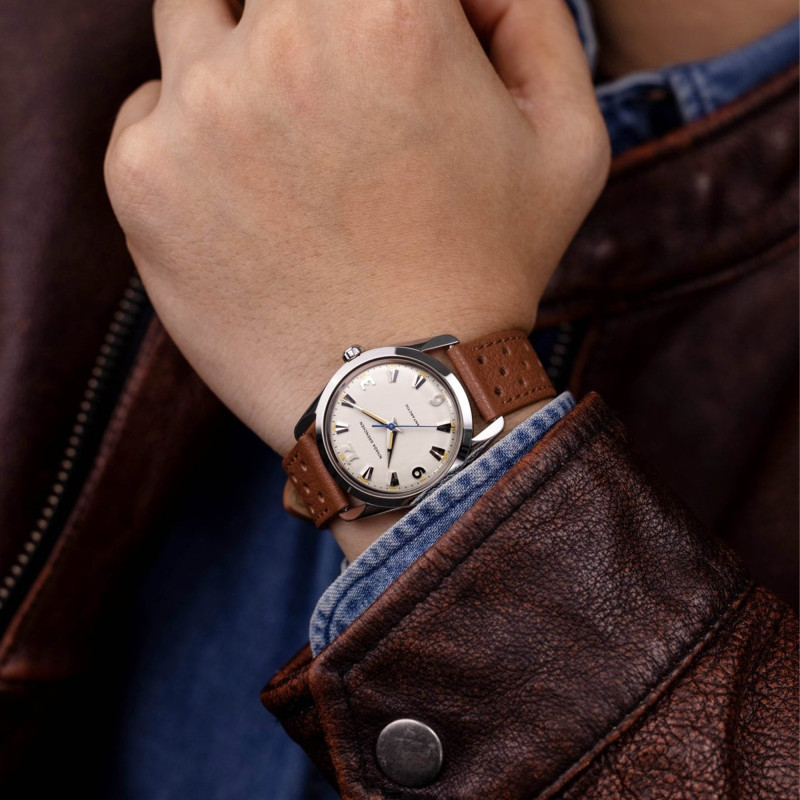Montre Antarctic 38mm Eggshell Beige Luminova 32080A - Nivada Grenchen