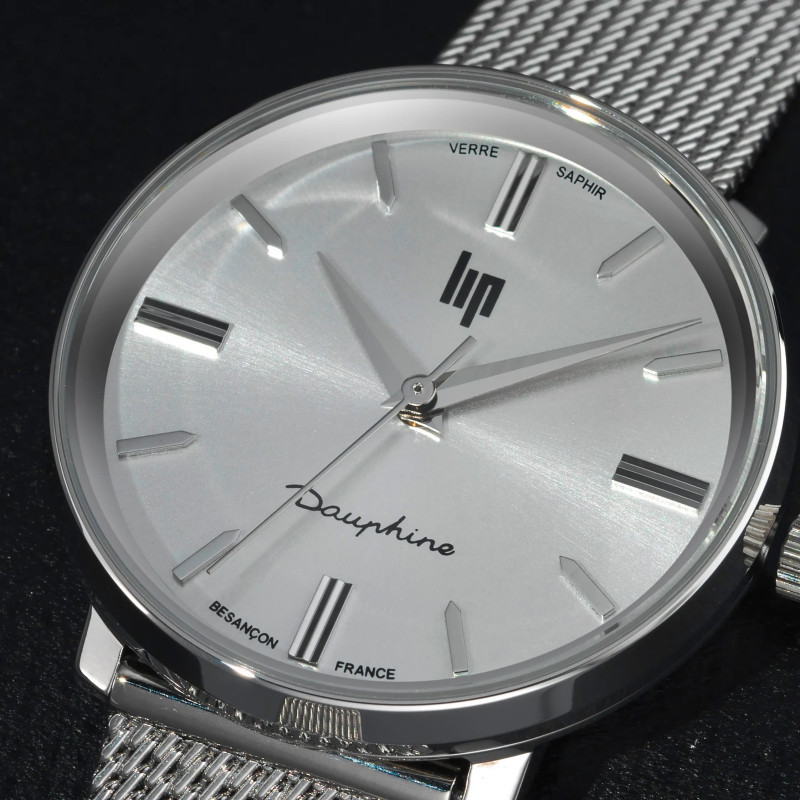 PROMO Montre Dauphine 29 Acier Milanaise 671471 - Lip OCARAT.COM BIJOUTERIE N°1