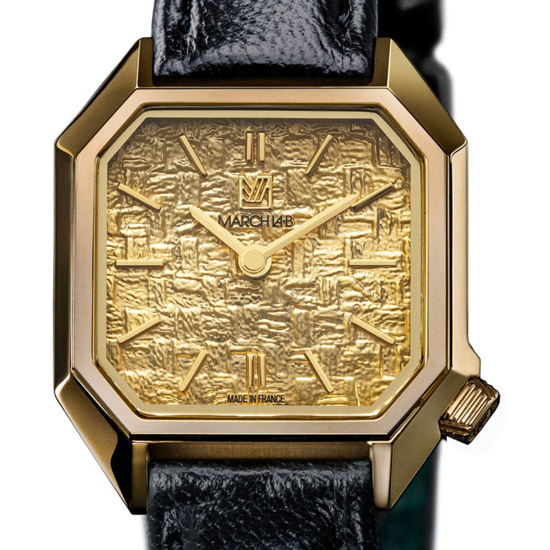 Montre Lady Mansart Electrique Tweed Gold - March LAB