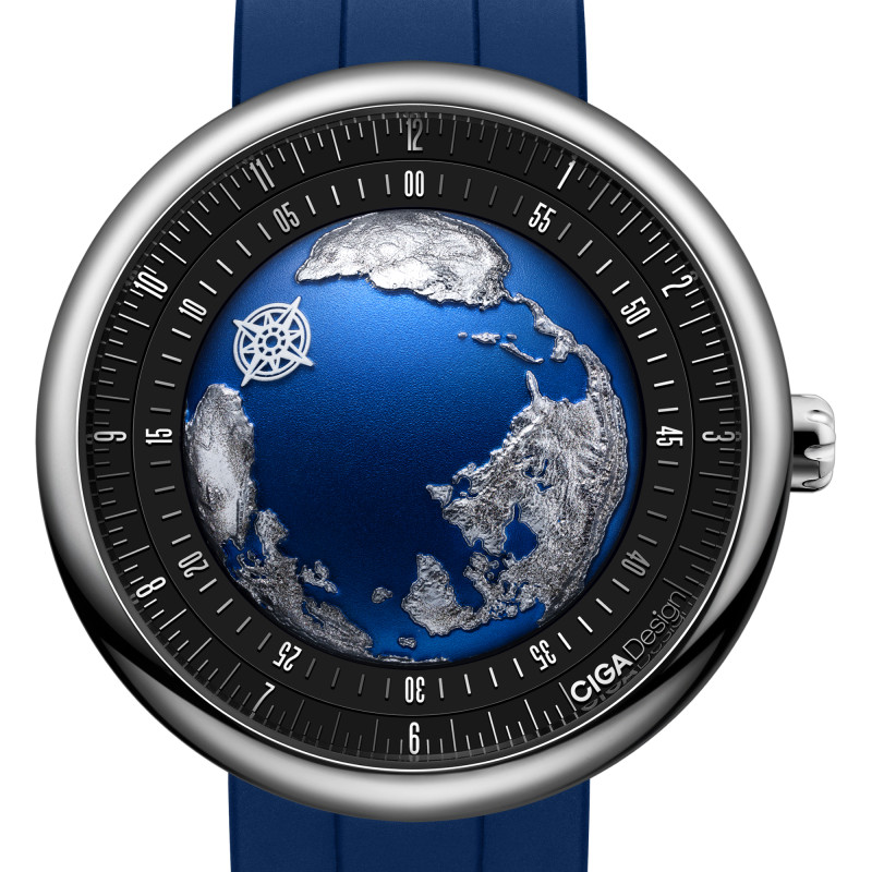 Montre Série U - Blue Planet II Atlantic Titanium U039-TU01-W6U - Ciga Design