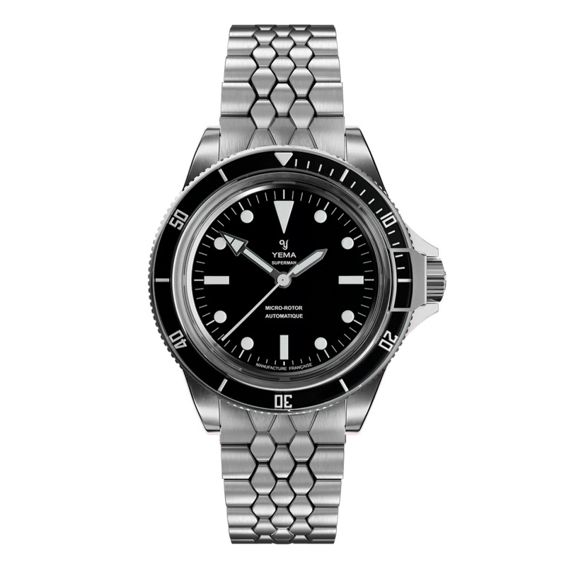 Montre Superman Slim CMM.20 Noire - Yema