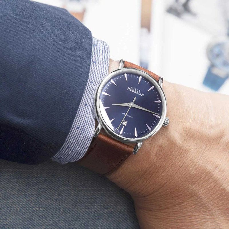 Montre Inspiration Automatic Bleu 1647AP15BR - Herbelin