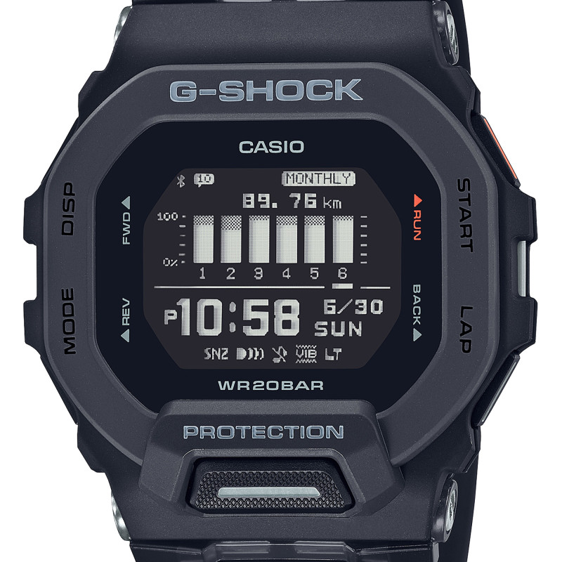 Montre G-Squad Noire GBD-200-1ER - Casio G-Shock