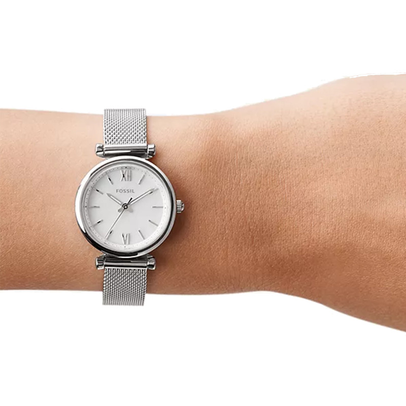 PROMO Montre Carlie Mini Acier Argenté ES4432 - Fossil OCARAT.COM BIJOUTERIE N°1
