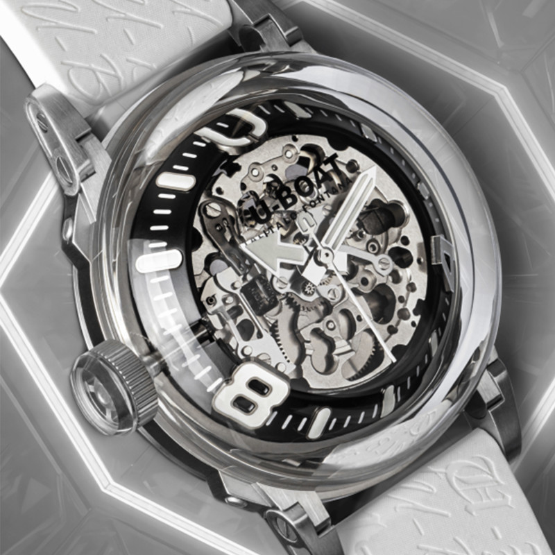 Montre U65 Automatic 44mm SS White 3346 - U-Boat