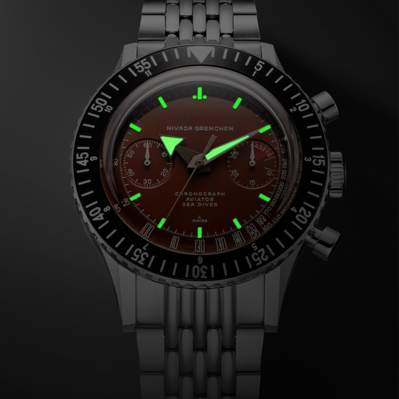 Montre Chronomaster Tropical 41 mm 85141M01 - Nivada Grenchen