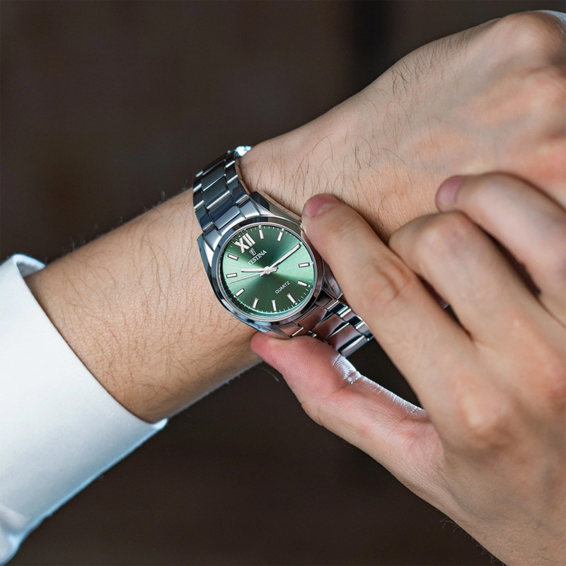 Montre Boyfriend Vert Militaire F20622/4 - Festina