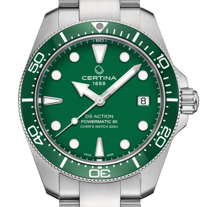 Montre DS Action Diver 38mm Powermatic 80 C0488071109100 - Certina