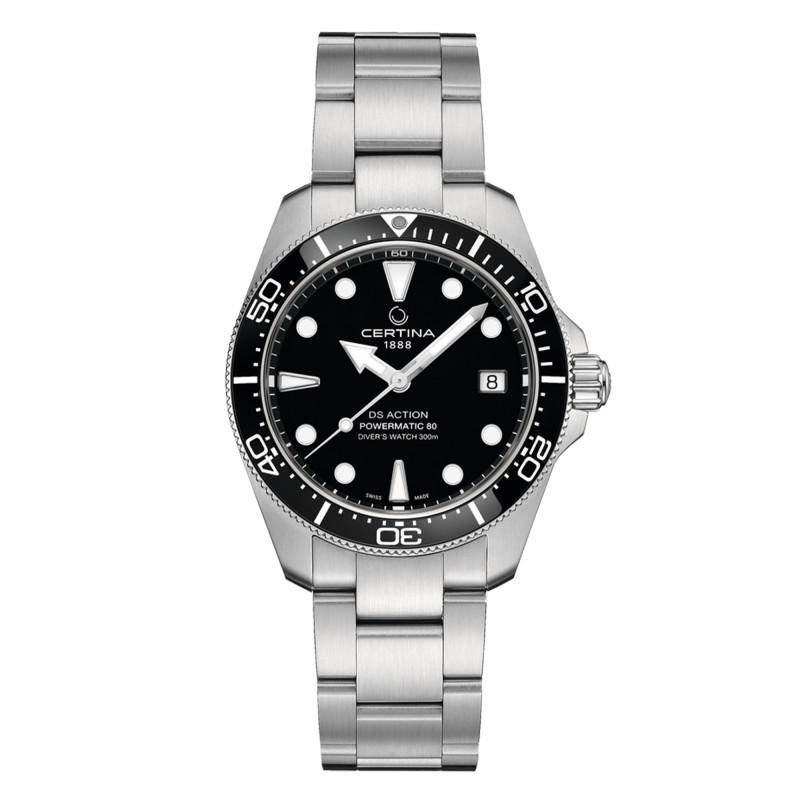 Montre DS Action Diver 38mm Powermatic 80 C0488071105100 - Certina